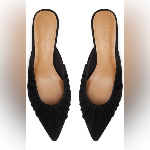 Who What Wear Shoes - Who What Wear  elegant  women’s Black Pointed Flats size 8